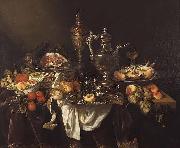 Banquet still life. Abraham van Beijeren